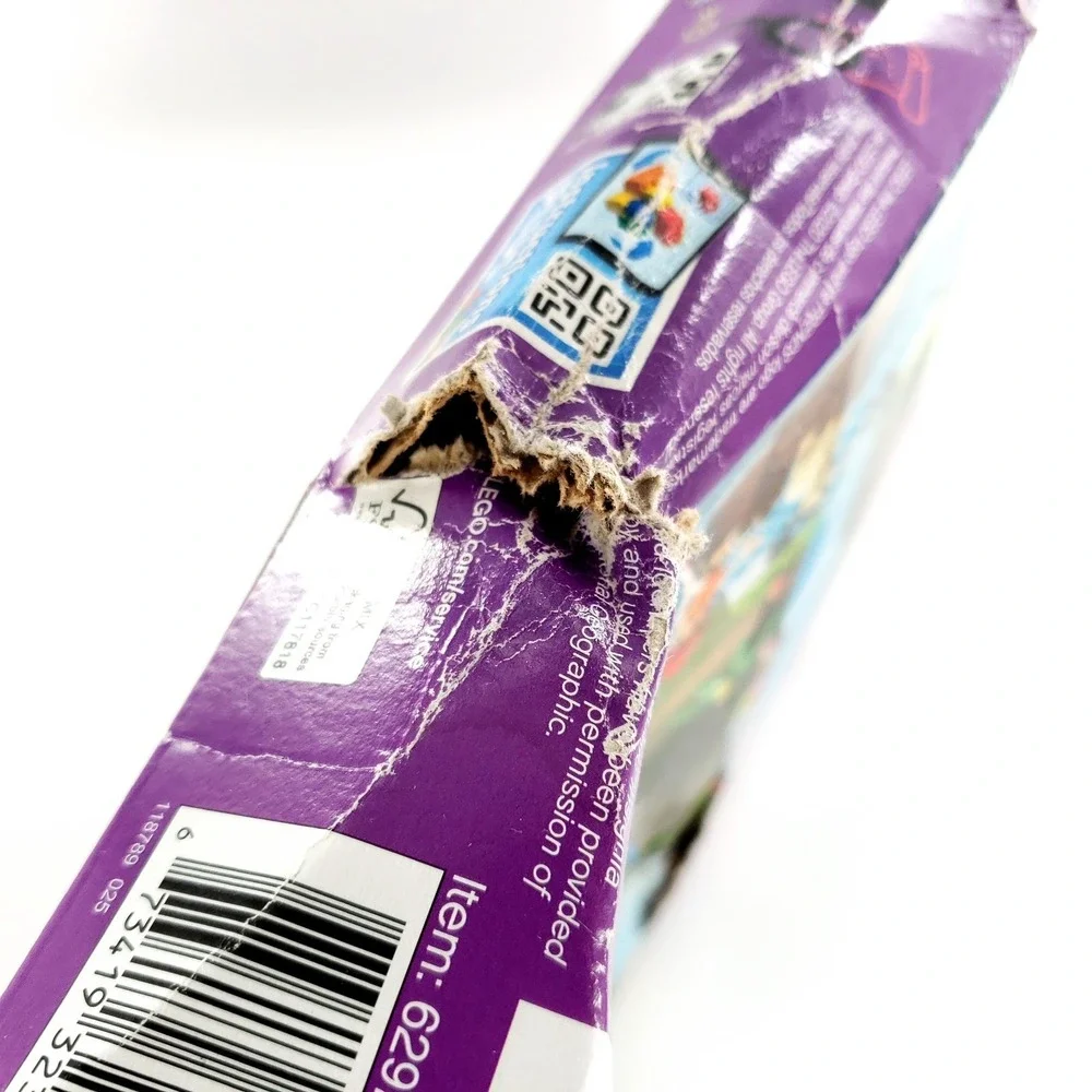 LEGO FRIENDS: Alpaca Mountain Jungle Rescue 41432 DAMAGED CRUSHED BOX New Sealed